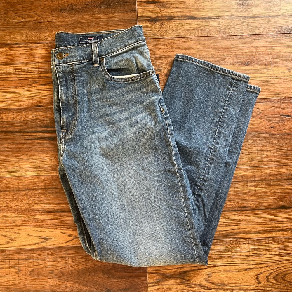 Vineyard Vines Men's Straight Blue Jeans